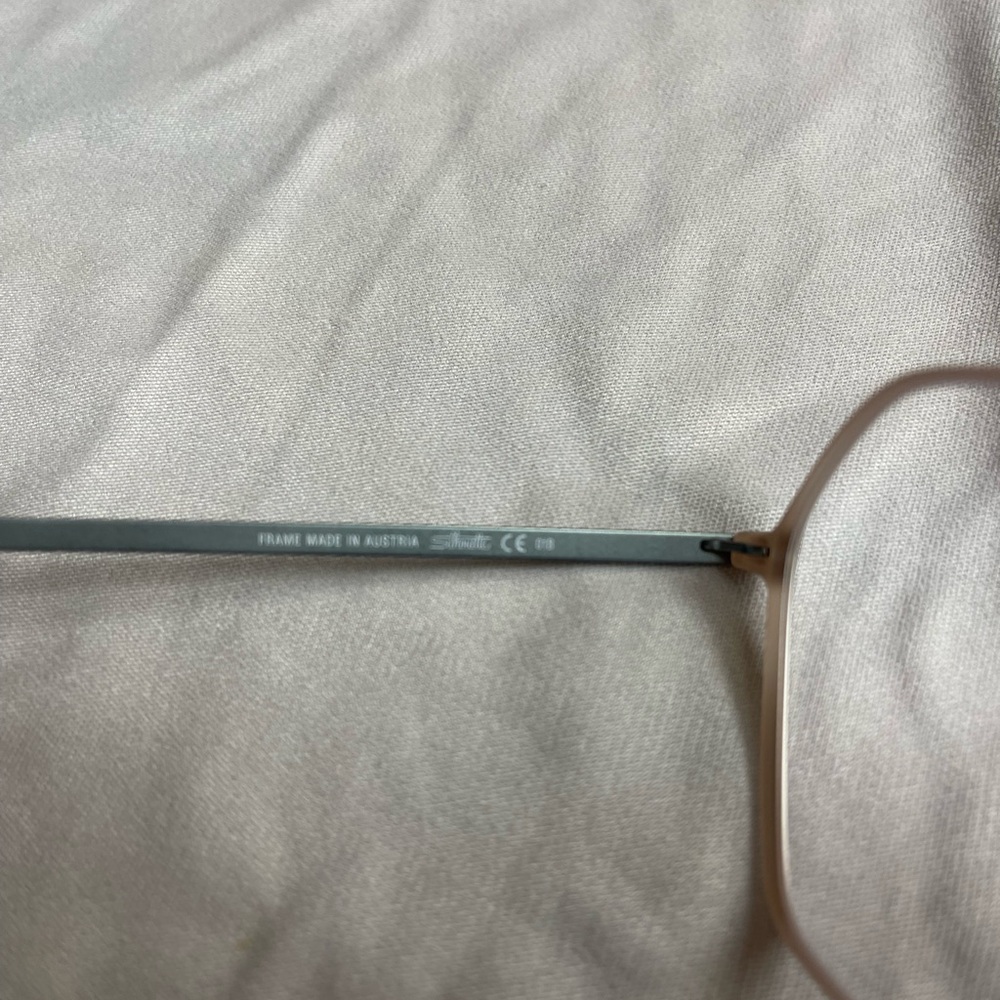Silhouette Glasses with Brown and Blue Accents - Picture 3 of 5